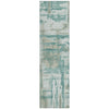 Piper Looms Chantille Abstract ACN2015 Teal Machine Washable Area Rug Runner Main Image