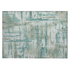 Piper Looms Chantille Abstract ACN2015 Teal Machine Washable Area Rug Scatter Main Image