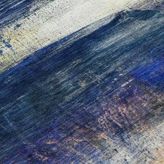 Piper Looms Chantille Abstract ACN2016 Blue Machine Washable Area Rug Swatch Image