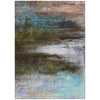 Piper Looms Chantille Abstract ACN2016 Brown Machine Washable Area Rug main image