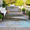 Piper Looms Chantille Abstract ACN2016 Brown Machine Washable Area Rug Outdoor Lifestyle Image Feature