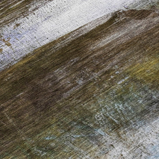 Piper Looms Chantille Abstract ACN2016 Brown Machine Washable Area Rug Swatch Image