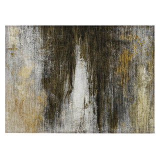 Piper Looms Chantille Abstract ACN2016 Chocolate Machine Washable Area Rug Scatter Main Image