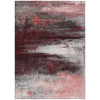 Piper Looms Chantille Abstract ACN2016 Merlot Machine Washable Area Rug main image