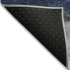 Piper Looms Chantille Abstract ACN2016 Navy Machine Washable Area Rug Backing Image