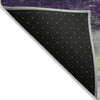 Piper Looms Chantille Abstract ACN2016 Purple Machine Washable Area Rug Backing Image
