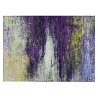 Piper Looms Chantille Abstract ACN2016 Purple Machine Washable Area Rug Scatter Main Image
