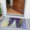 Piper Looms Chantille Abstract ACN2016 Purple Machine Washable Area Rug Scatter Outdoor Lifestyle Image Feature
