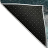 Piper Looms Chantille Abstract ACN2016 Teal Machine Washable Area Rug Backing Image