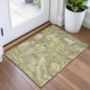 Piper Looms Chantille Abstract ACN2017 Gold Machine Washable Area Rug Scatter Lifestyle Image Feature