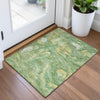 Piper Looms Chantille Abstract ACN2017 Green Machine Washable Area Rug Scatter Lifestyle Image Feature