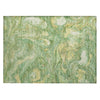 Piper Looms Chantille Abstract ACN2017 Green Machine Washable Area Rug Scatter Main Image