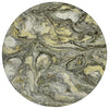 Piper Looms Chantille Abstract ACN2017 Pewter Machine Washable Area Rug Round Main Image