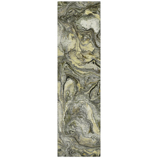 Piper Looms Chantille Abstract ACN2017 Pewter Machine Washable Area Rug Runner Main Image