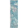 Piper Looms Chantille Abstract ACN2017 Teal Machine Washable Area Rug Runner Main Image