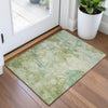 Piper Looms Chantille Abstract ACN2018 Aloe Machine Washable Area Rug Scatter Lifestyle Image Feature