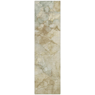 Piper Looms Chantille Abstract ACN2018 Beige Machine Washable Area Rug Runner Main Image