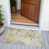 Piper Looms Chantille Abstract ACN2018 Beige Machine Washable Area Rug Scatter Outdoor Lifestyle Image Feature