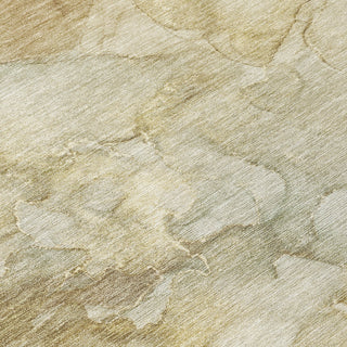 Piper Looms Chantille Abstract ACN2018 Beige Machine Washable Area Rug Swatch Image