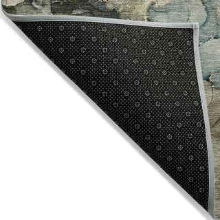 Piper Looms Chantille Abstract ACN2018 Brown Machine Washable Area Rug Backing Image