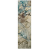 Piper Looms Chantille Abstract ACN2018 Brown Machine Washable Area Rug Runner Main Image
