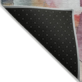 Piper Looms Chantille Abstract ACN2019 Blush Machine Washable Area Rug Backing Image