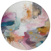 Piper Looms Chantille Abstract ACN2019 Blush Machine Washable Area Rug Round Main Image