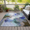 Piper Looms Chantille Abstract ACN2019 Brown Machine Washable Area Rug Outdoor Lifestyle Image Feature