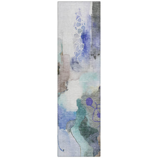 Piper Looms Chantille Abstract ACN2019 Brown Machine Washable Area Rug Runner Main Image