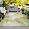 Piper Looms Chantille Abstract ACN2019 Fern Machine Washable Area Rug Outdoor Lifestyle Image Feature