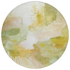 Piper Looms Chantille Abstract ACN2019 Fern Machine Washable Area Rug Round Main Image