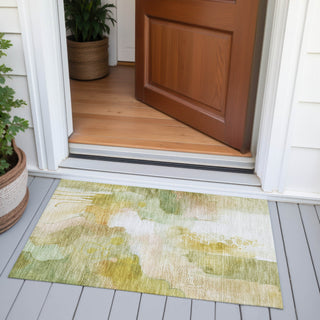 Piper Looms Chantille Abstract ACN2019 Fern Machine Washable Area Rug Scatter Outdoor Lifestyle Image Feature
