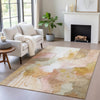 Piper Looms Chantille Abstract ACN2019 Mauve Machine Washable Area Rug Lifestyle Image Feature