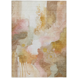 Piper Looms Chantille Abstract ACN2019 Mauve Machine Washable Area Rug main image
