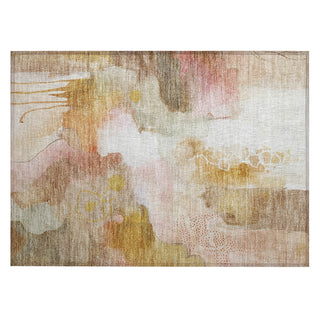 Piper Looms Chantille Abstract ACN2019 Mauve Machine Washable Area Rug Scatter Main Image