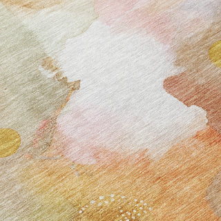 Piper Looms Chantille Abstract ACN2019 Mauve Machine Washable Area Rug Swatch Image