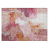 Piper Looms Chantille Abstract ACN2019 Pink Machine Washable Area Rug Scatter Main Image