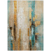 Piper Looms Chantille Abstract ACN2020 Beige Machine Washable Area Rug main image