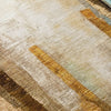 Piper Looms Chantille Abstract ACN2020 Beige Machine Washable Area Rug Swatch Image