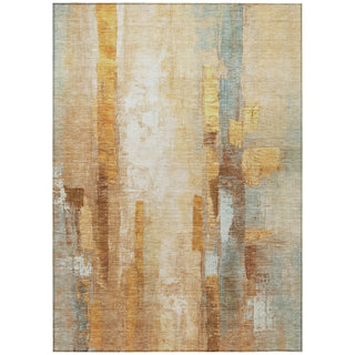 Piper Looms Chantille Abstract ACN2020 Copper Machine Washable Area Rug main image