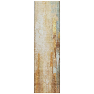 Piper Looms Chantille Abstract ACN2020 Copper Machine Washable Area Rug Runner Main Image