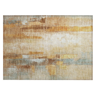 Piper Looms Chantille Abstract ACN2020 Copper Machine Washable Area Rug Scatter Main Image