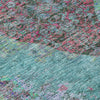 Piper Looms Chantille Border ACN2021 Aqua Machine Washable Area Rug Swatch Image