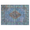 Piper Looms Chantille Border ACN2021 Blue Machine Washable Area Rug Scatter Main Image