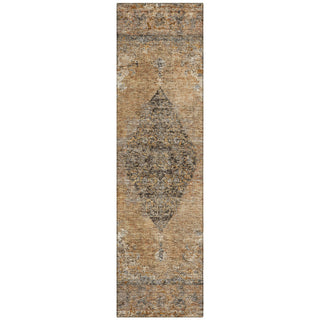Piper Looms Chantille Border ACN2021 Copper Machine Washable Area Rug Runner Main Image