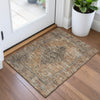 Piper Looms Chantille Border ACN2021 Copper Machine Washable Area Rug Scatter Lifestyle Image Feature