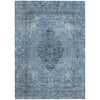Piper Looms Chantille Border ACN2021 Denim Machine Washable Area Rug main image