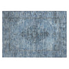 Piper Looms Chantille Border ACN2021 Denim Machine Washable Area Rug Scatter Main Image