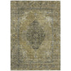 Piper Looms Chantille Border ACN2021 Khaki Machine Washable Area Rug main image