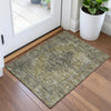 Piper Looms Chantille Border ACN2021 Khaki Machine Washable Area Rug Scatter Lifestyle Image Feature